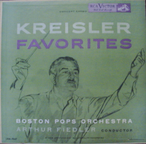 Boston Pops Orchestra, Arthur Fiedler / Kreisler Favorites 10"