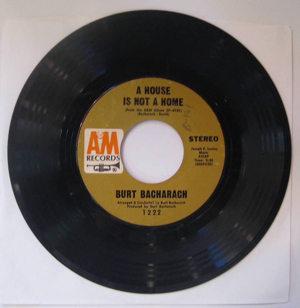 BURT BACHARACH - A House Is Not A Home - 45T (SP 2 titres)