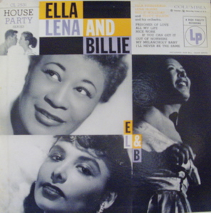 Ella Fitzgerald, Lena Horne, Billie Holliday / E, L, & B 10"