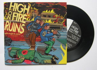 High On Fire/Ruins / Split Single And Comic