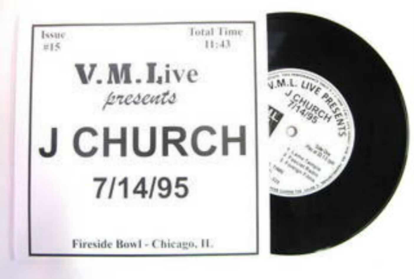 J Church / V.M.L. Live Presents: 7/14/95 Fireside Bowl, Chicago, IL