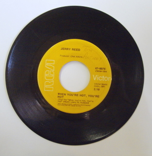 Jerry Reed When+You're+Hot,+You're+Hot 7''