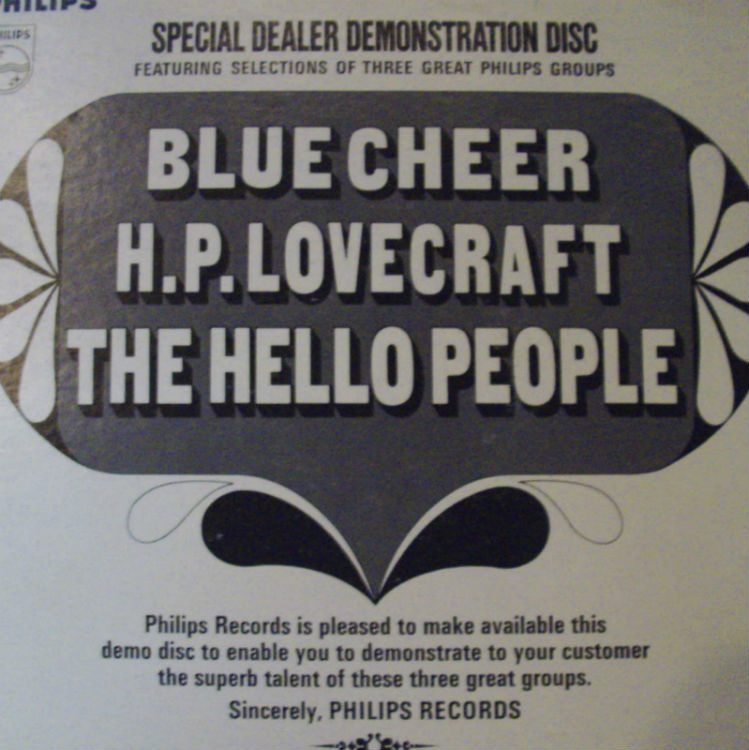 Philips Dealer Demonstration Record - Blue Cheer, H.p. Lovecraft, Hello People