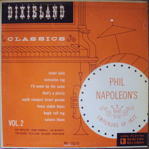 Phil Napoleon / Dixieland Classics Vol. 2: Phil Napoleon's Emperors Of Jazz 10"