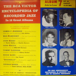 Gene Krupa, Eddie Lang, James P. Johnson, Max Kaminsky, Etc. / RCA Victor Encyclopedia Of Recorded Jazz: Album 7 10"