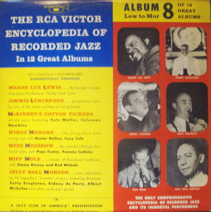 Jelly Roll Morton, Jimmie Lunceford, Mezz Mezzrow, Meade Lux Lewis, Etc. / RCA Victor Encyclopedia Of Recorded Jazz: Album 8 10"