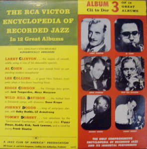 Al Cohn, Wild Bill Davison, Tommy Dorsey, Eddie Condon, Etc. / RCA Victor Encyclopedia Of Recorded Jazz: Album 3 10"