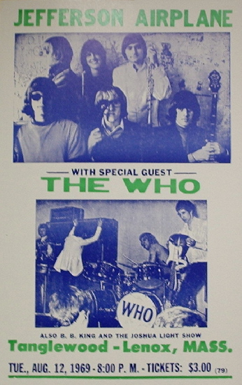 Jefferson Airplane & The Who / Tanglewood