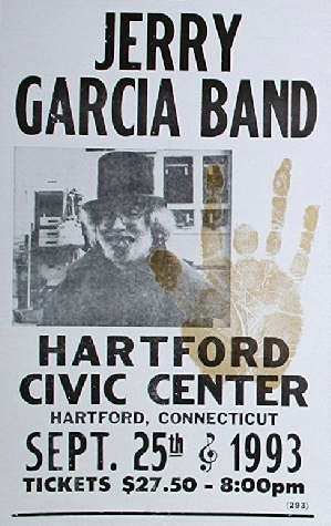 Jerry Garcia Band / Hartford Civic Center 1993