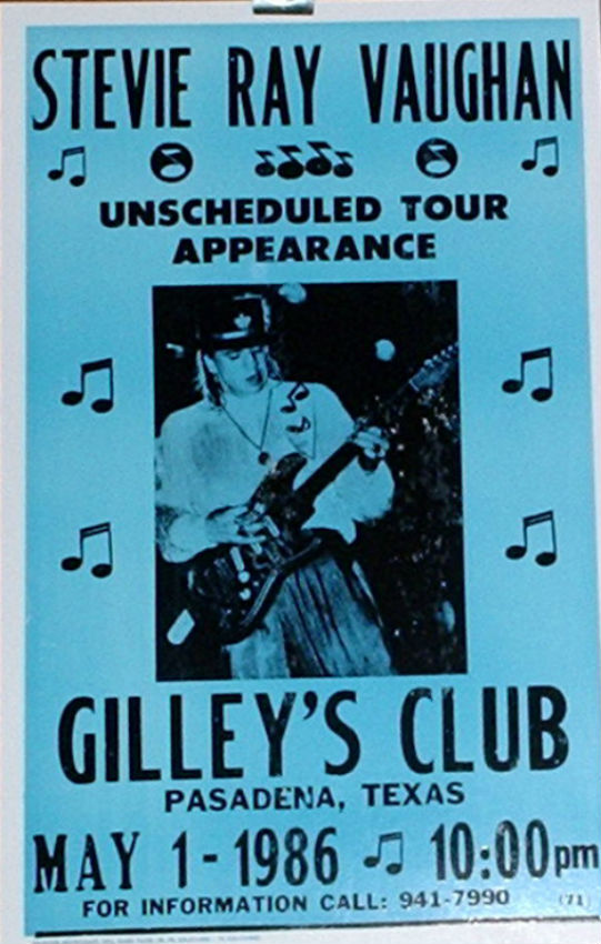 Stevie Ray Vaughan / Giley's Club 1986
