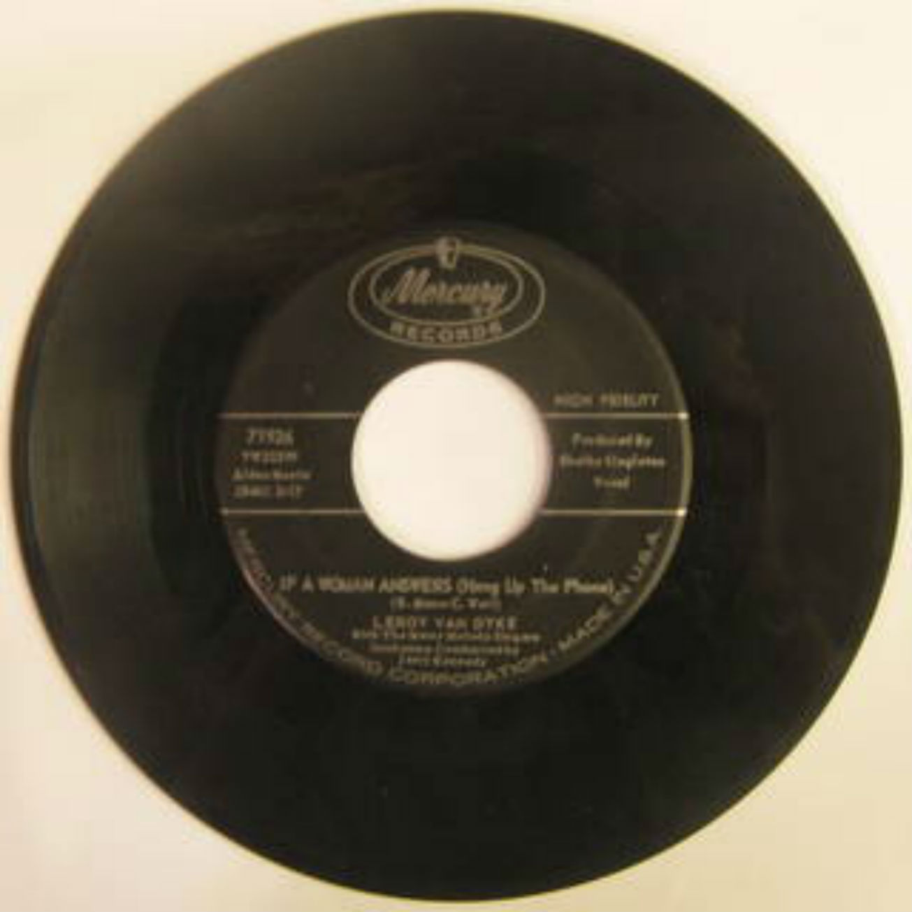 Leroy Van Dyke / If A Woman Answers