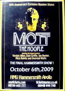 Mott The Hoople / Final Hammersmith Show!