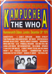 Who / Concert For The People Of Kampuchea